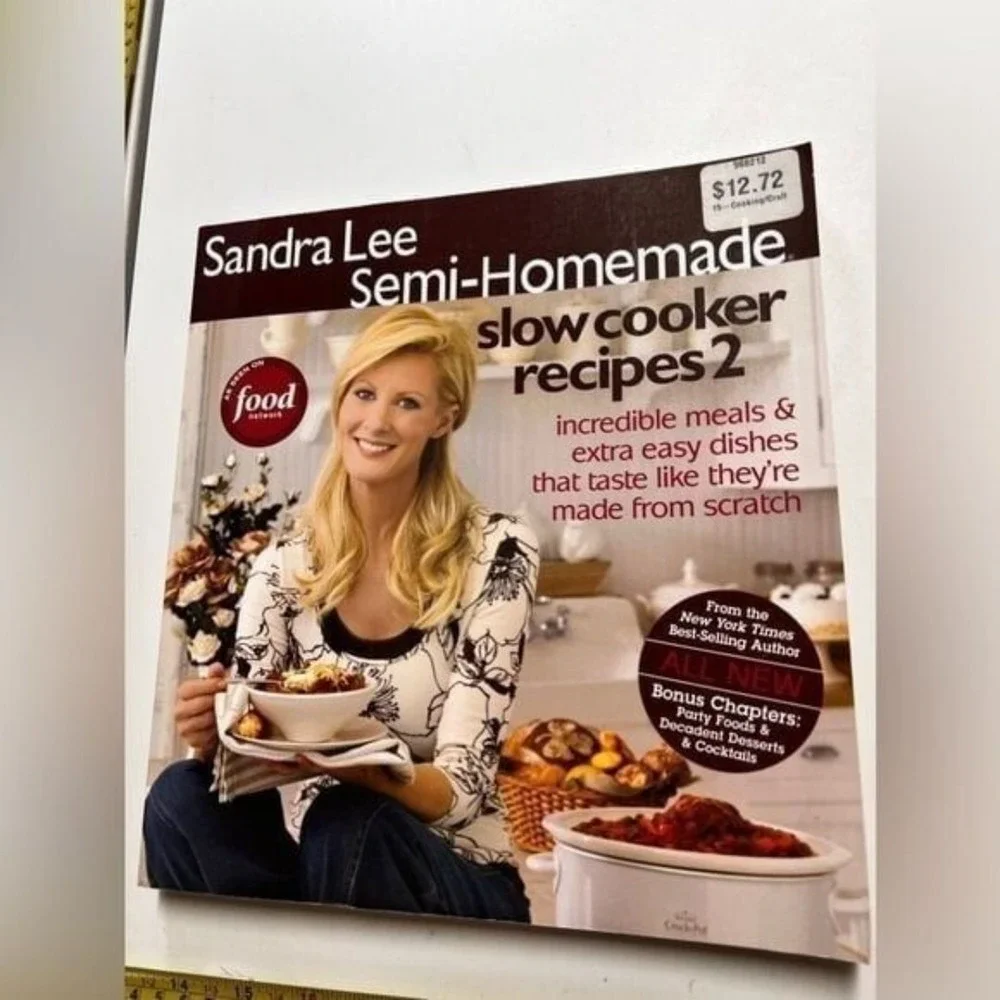 Sandra Lee Semi-Homemade Slow Cooker Recipes 2 Cookbook Food‎ Network Easy Meals